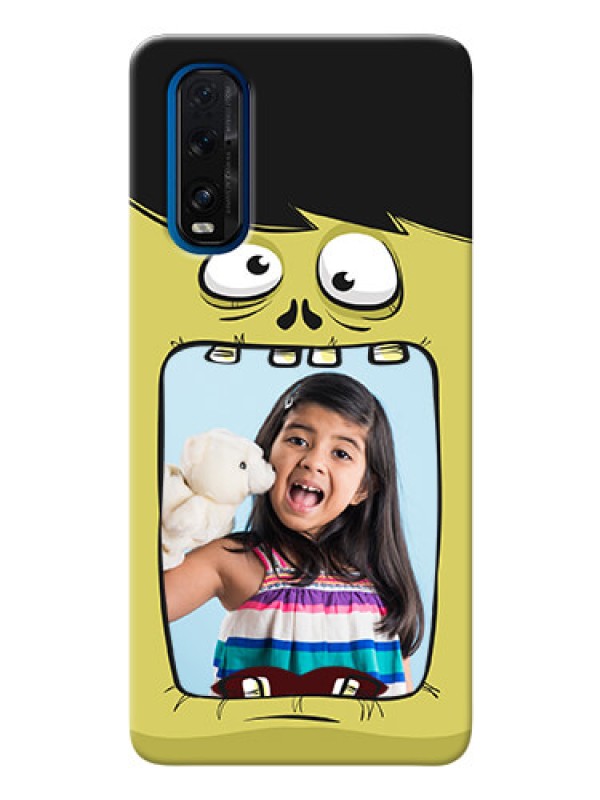 Custom Oppo Find X2 Mobile Covers: Cartoon monster back case Design