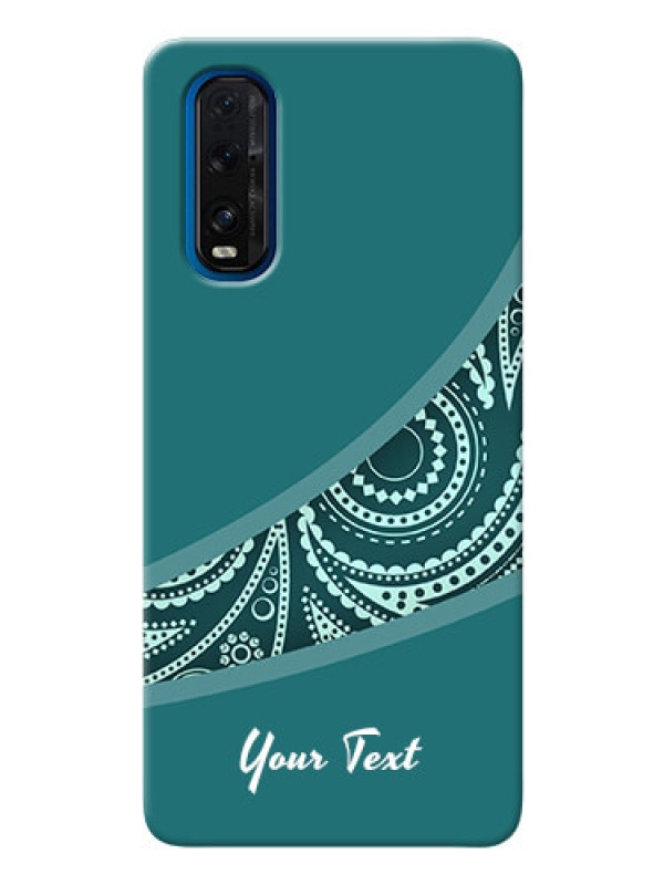 Custom Oppo Find X2 Custom Phone Covers: semi visible floral Design
