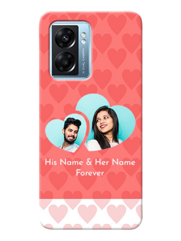 Custom Oppo K10 5G personalized phone covers: Couple Pic Upload Design