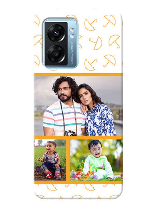 Custom Oppo K10 5G Personalised Phone Cases: Yellow Pattern Design