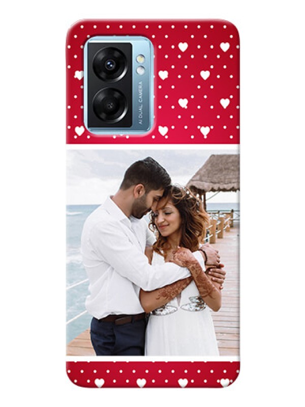 Custom Oppo K10 5G custom back covers: Hearts Mobile Case Design