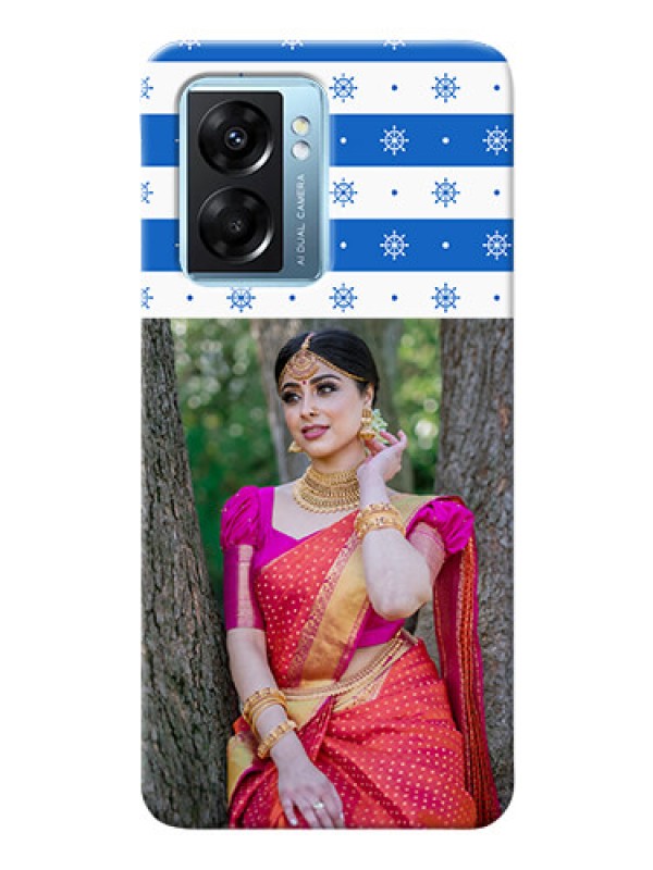 Custom Oppo K10 5G custom mobile covers: Snow Pattern Design