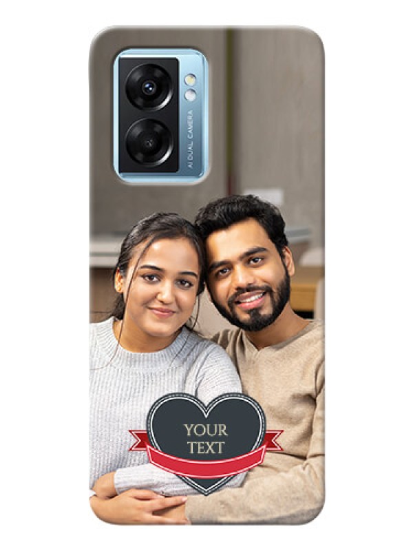 Custom Oppo K10 5G mobile back covers online: Just Married Couple Design