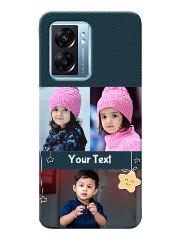 Custom Oppo K10 5G Mobile Back Covers Online: Hanging Stars Design