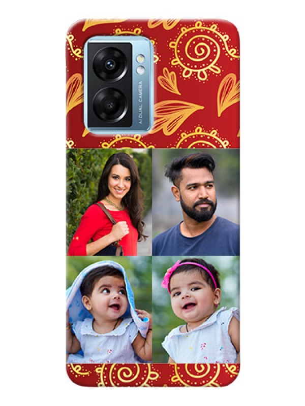 Custom Oppo K10 5G Mobile Phone Cases: 4 Image Traditional Design