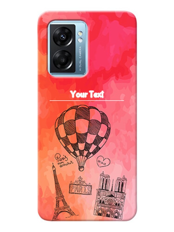 Custom Oppo K10 5G Personalized Mobile Covers: Paris Theme Design