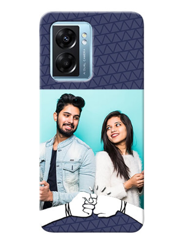 Custom Oppo K10 5G Mobile Covers Online with Best Friends Design 
