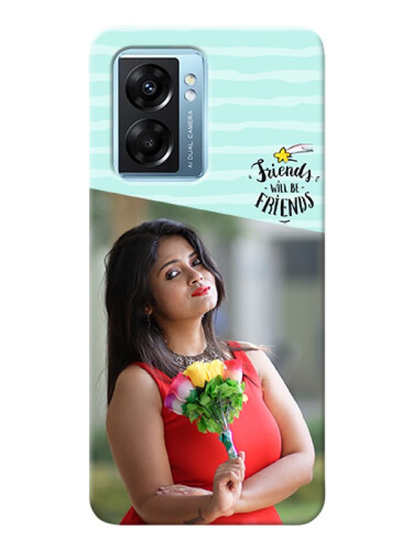 Custom Oppo K10 5G Mobile Back Covers: Friends Picture Icon Design