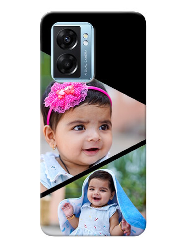 Custom Oppo K10 5G mobile back covers online: Semi Cut Design