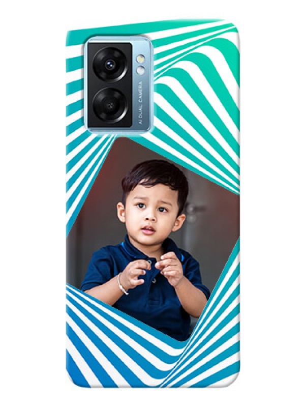 Custom Oppo K10 5G Personalised Mobile Covers: Abstract Spiral Design