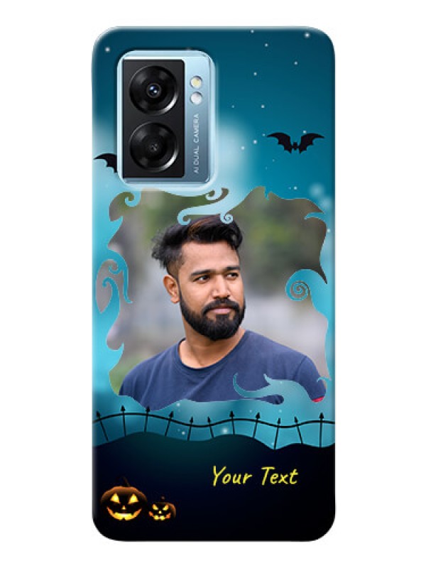 Custom Oppo K10 5G Personalised Phone Cases: Halloween frame design