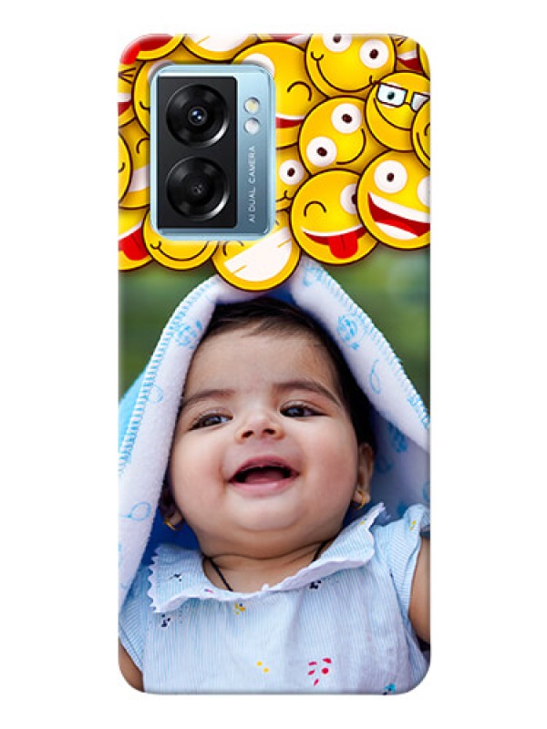 Custom Oppo K10 5G Custom Phone Cases with Smiley Emoji Design