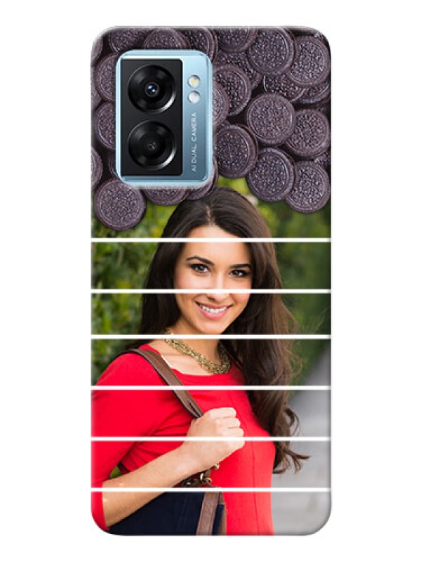 Custom Oppo K10 5G Custom Mobile Covers with Oreo Biscuit Design