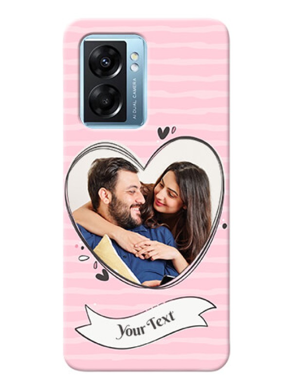 Custom Oppo K10 5G custom mobile phone covers: Vintage Heart Design