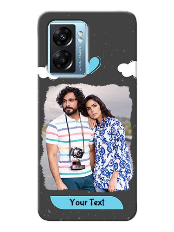 Custom Oppo K10 5G Mobile Back Covers: splashes with love doodles Design