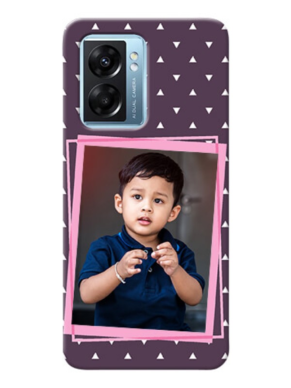 Custom Oppo K10 5G Phone Cases: Triangle Pattern Dotted Design