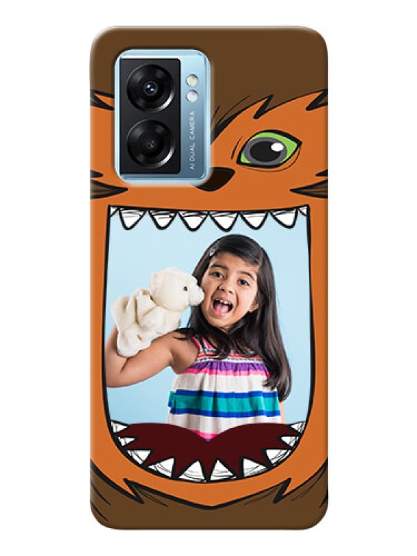 Custom Oppo K10 5G Phone Covers: Owl Monster Back Case Design