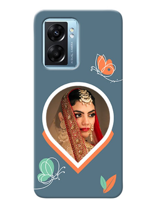 Custom Oppo K10 5G Custom Mobile Case with Droplet Butterflies Design