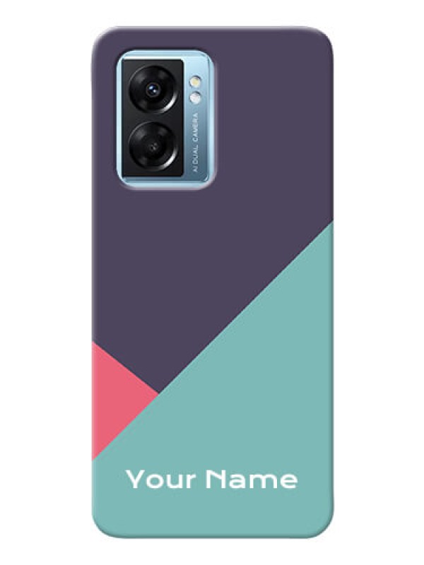 Custom Oppo K10 5G Custom Phone Cases: Tri Color abstract Design