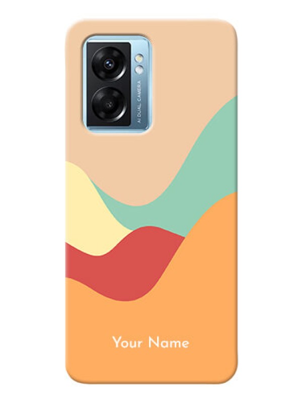 Custom Oppo K10 5G Custom Mobile Case with Ocean Waves Multi-colour Design
