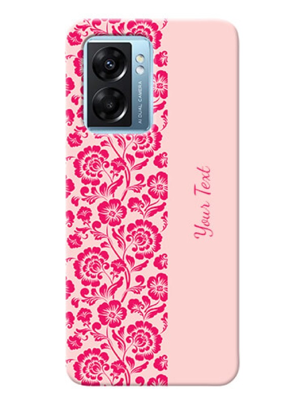 Custom Oppo K10 5G Phone Back Covers: Attractive Floral Pattern Design