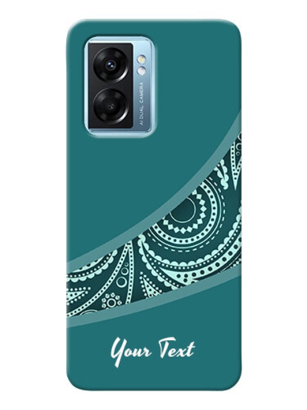 Custom Oppo K10 5G Custom Phone Covers: semi visible floral Design