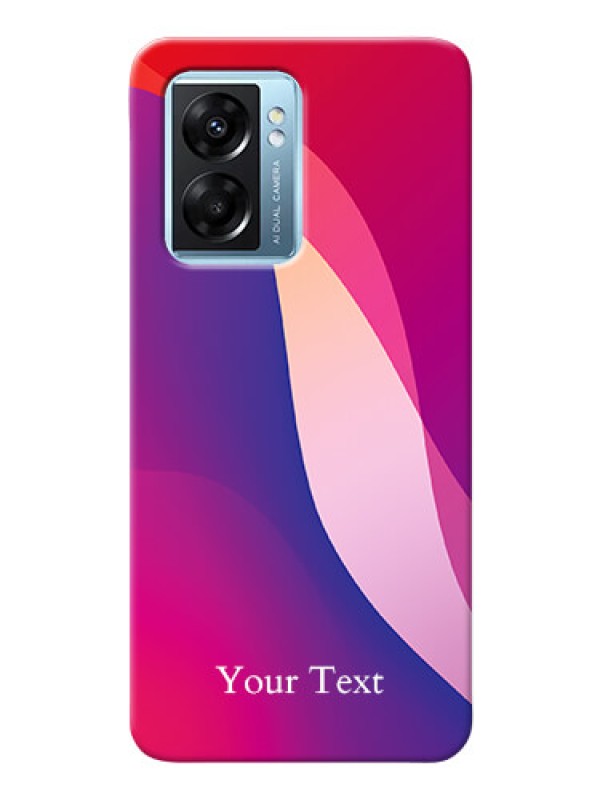 Custom Oppo K10 5G Mobile Back Covers: Digital abstract Overlap Design