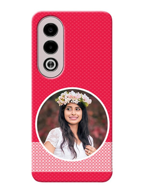 Custom Oppo K12x 5G Mobile Covers Online: Pink Pattern Design