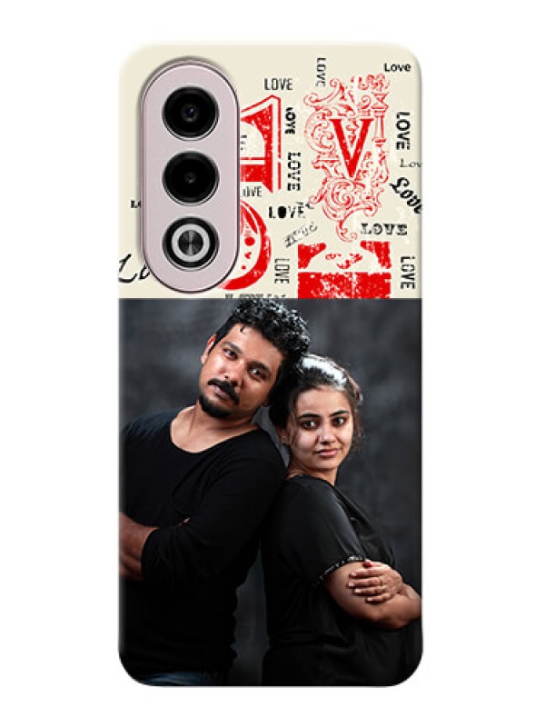 Custom Oppo K12x 5G mobile cases online: Trendy Love Design Case