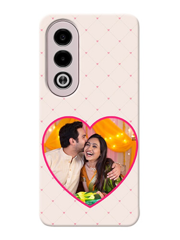 Custom Oppo K12x 5G Personalized Mobile Covers: Heart Shape Design