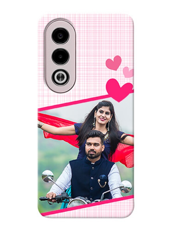 Custom Oppo K12x 5G Personalised Phone Cases: Love Shape Heart Design