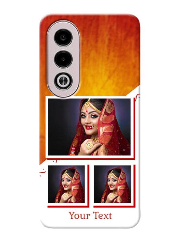 Custom Oppo K12x 5G Personalised Phone Cases: Wedding Memories Design