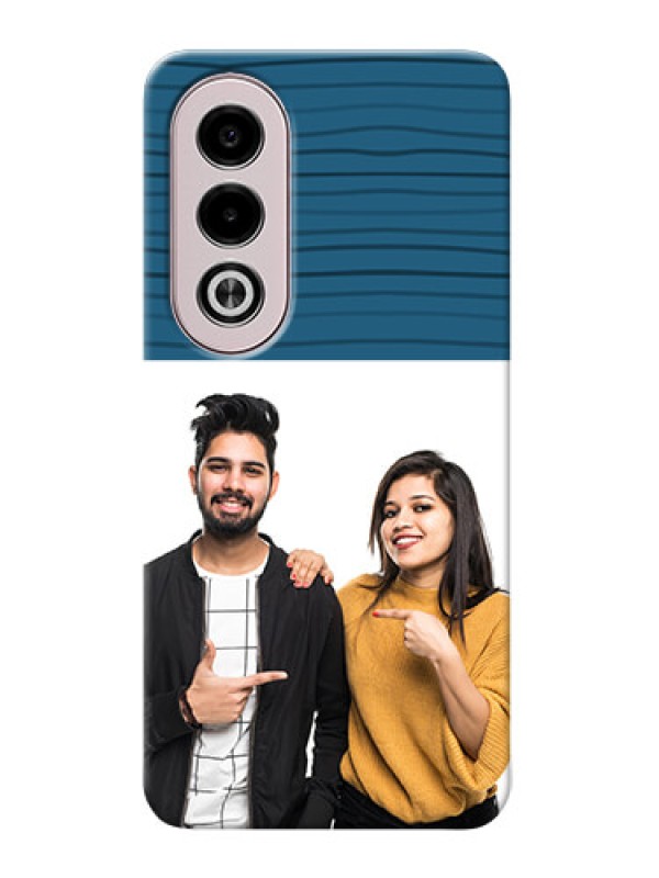 Custom Oppo K12x 5G Custom Phone Cases: Blue Pattern Cover Design