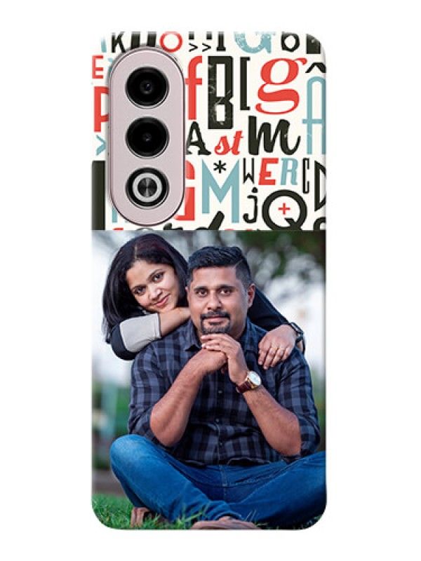 Custom Oppo K12x 5G custom mobile phone covers: Alphabet Design