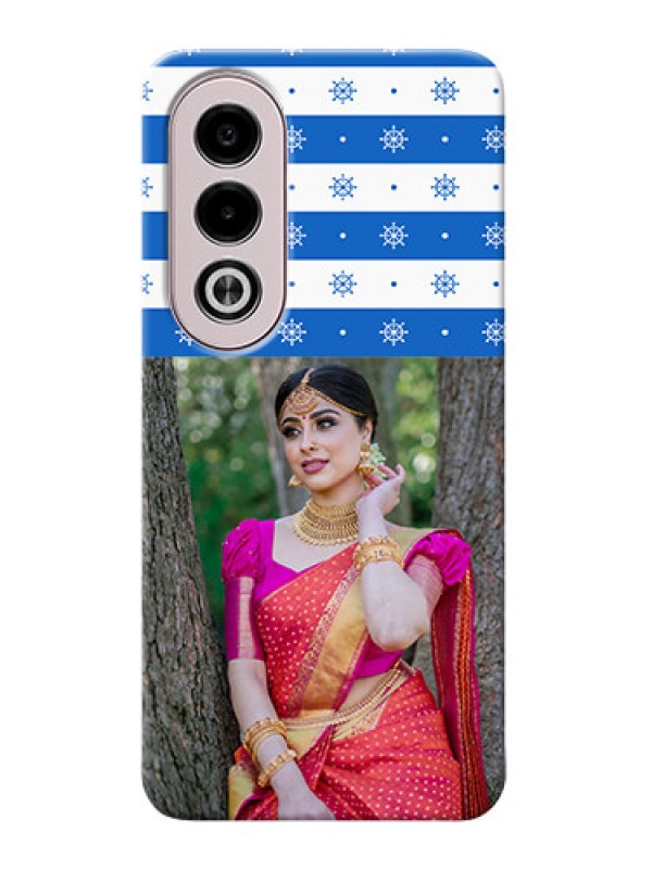 Custom Oppo K12x 5G custom mobile covers: Snow Pattern Design