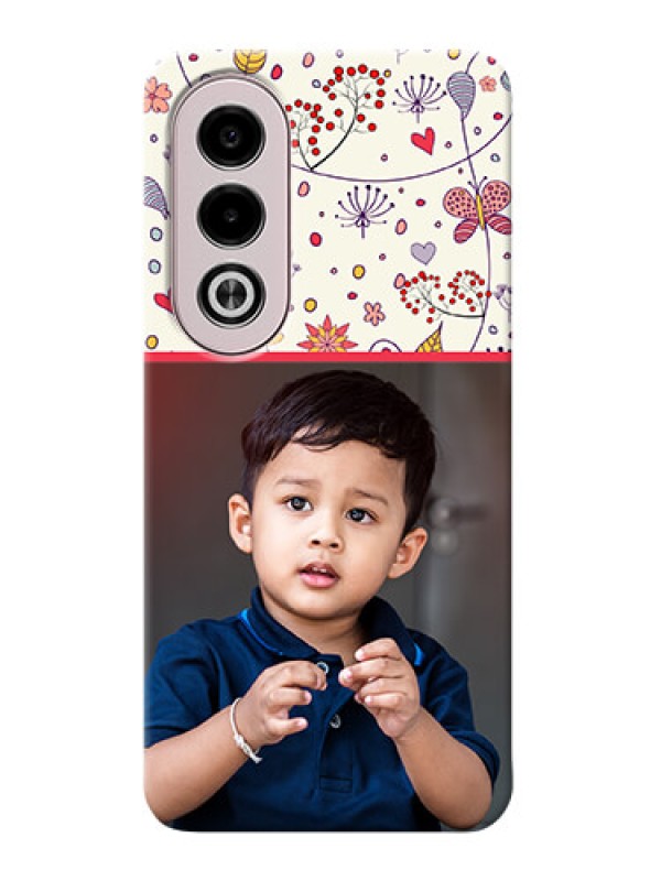 Custom Oppo K12x 5G phone back covers: Premium Floral Design