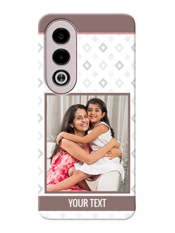 Custom Oppo K12x 5G custom back covers: Simple Diamond Design