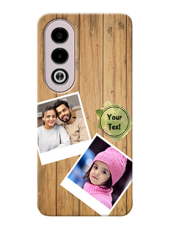 Custom Oppo K12x 5G Custom Mobile Phone Covers: Wooden Texture Design