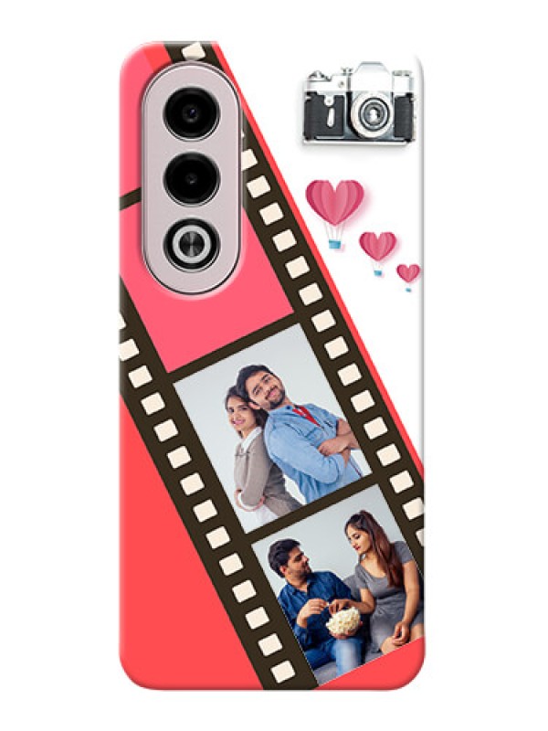 Custom Oppo K12x 5G custom phone covers: 3 Image Holder with Film Reel