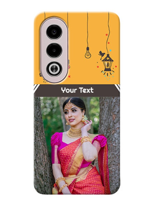 Custom Oppo K12x 5G custom back covers with Family Picture and Icons