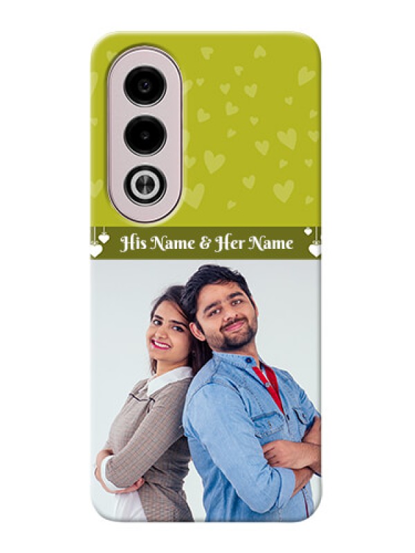 Custom Oppo K12x 5G custom mobile covers: You And Me Heart Design