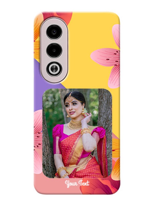 Custom Oppo K12x 5G Mobile Covers: 3 Image With Vintage Floral Design