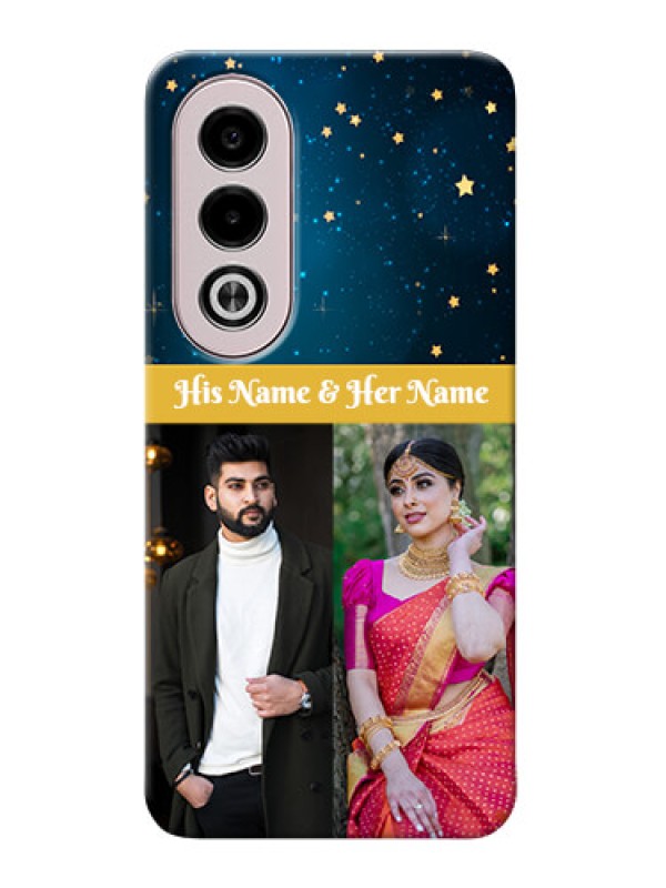 Custom Oppo K12x 5G Mobile Covers Online: Galaxy Stars Backdrop Design