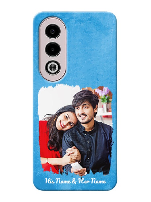 Custom Oppo K12x 5G custom mobile cases: Blue Color Vintage Design