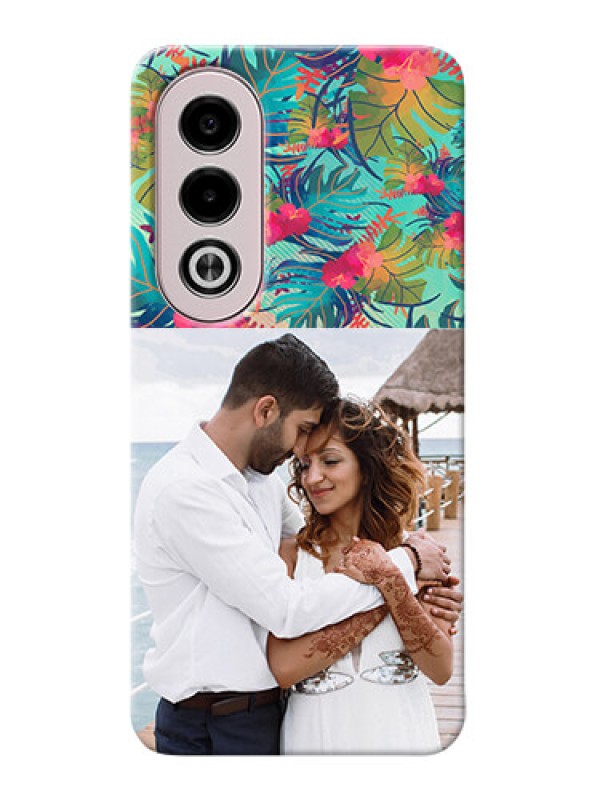 Custom Oppo K12x 5G Personalized Phone Cases: Watercolor Floral Design