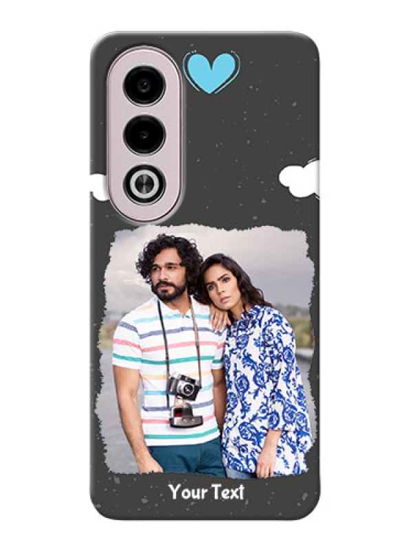 Custom Oppo K12x 5G Mobile Back Covers: splashes with love doodles Design