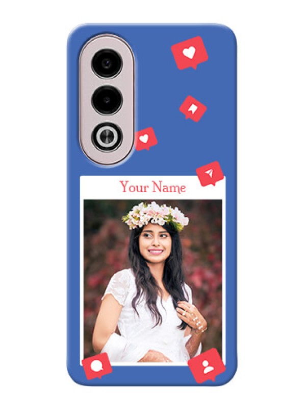 Custom Oppo K12x 5G Custom Phone Case with Like Share And Comment Design