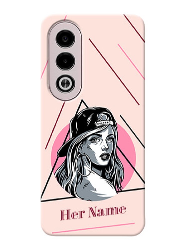 Custom Oppo K12x 5G Personalized Phone Case with Rockstar Girl Design