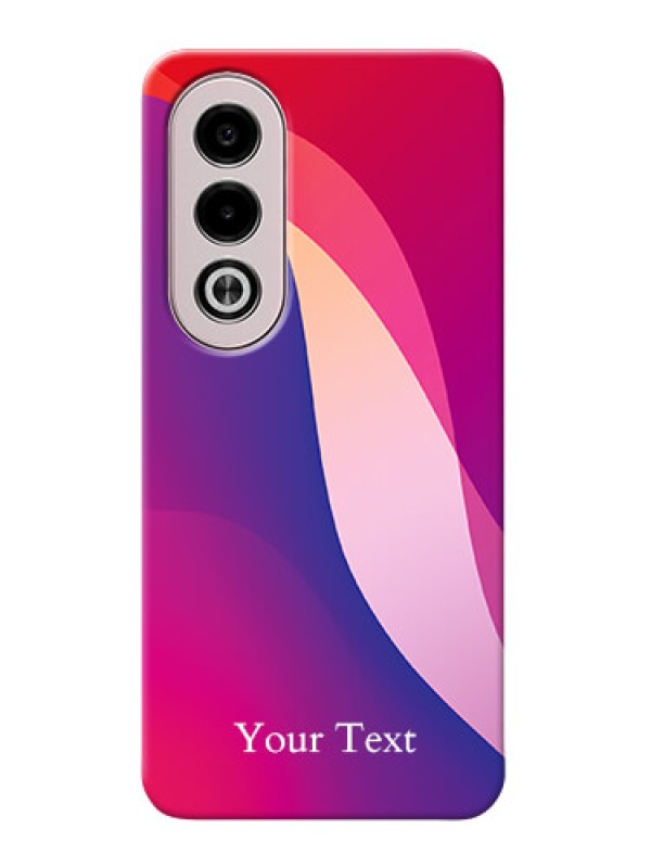 Custom Oppo K12x 5G Personalized Phone Case with Digital abstract Overlap Design