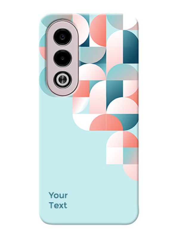 Custom Oppo K12x 5G Custom Phone Case with Stylish Semicircle Pattern Design